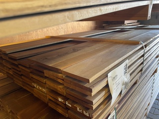 Ca. 70x Guyana Ipé Country Grade Planken Geschaafd, 18x140mm, lengte 3